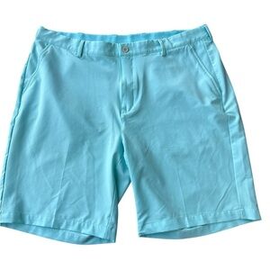 Greg Norman Collection Light Blue Flat Front Shorts